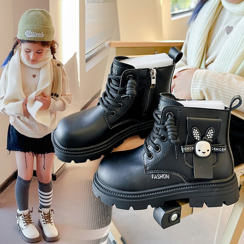 Children Shoes Factory - Fleece-Lined Ankle Boots OEM