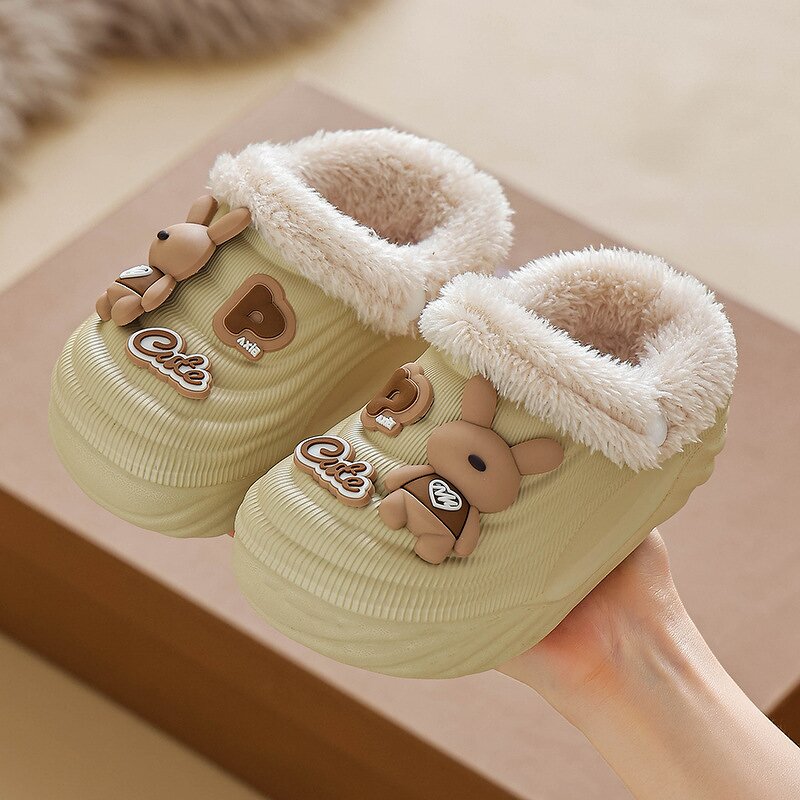 Children's Warm Slippers Factory - Cotton Fleece-Lined