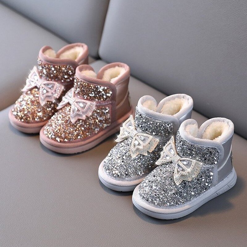 Kids Girls Snow Boots Factory - Patent Leather Boots OEM