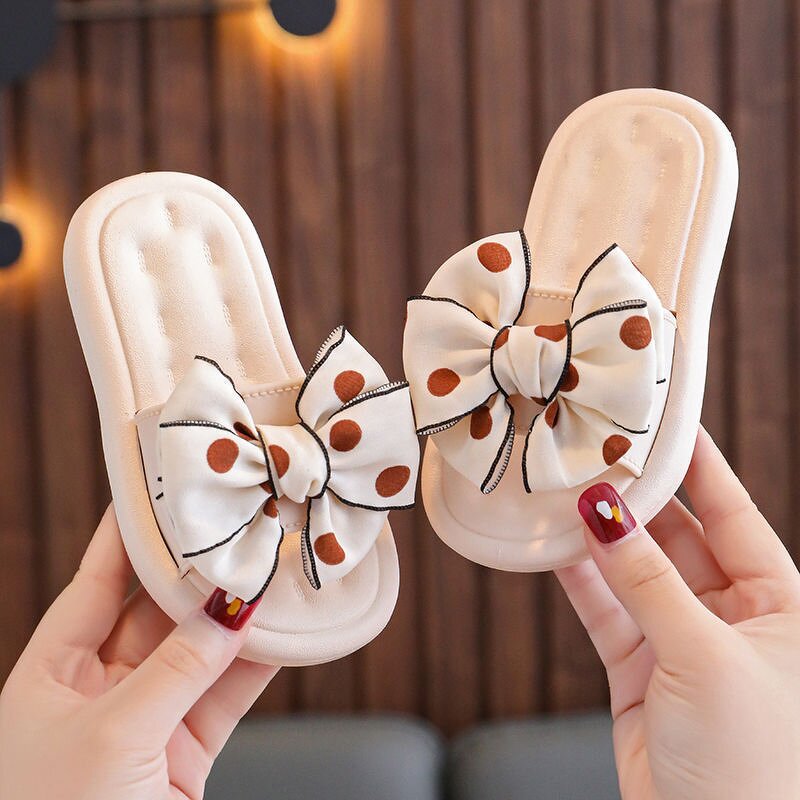 Children's Slippers Factory - Custom Bow Non-slip OEM