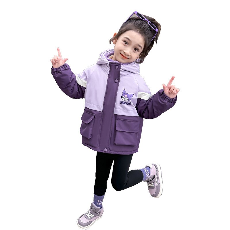 Boys Crewneck Jacket Factory - Cotton Thickened Velvet
