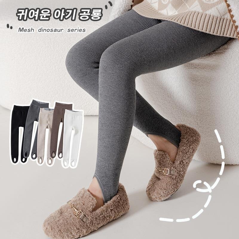 Girls Leggings Supplier - Custom Velvet Foot Pants OEM