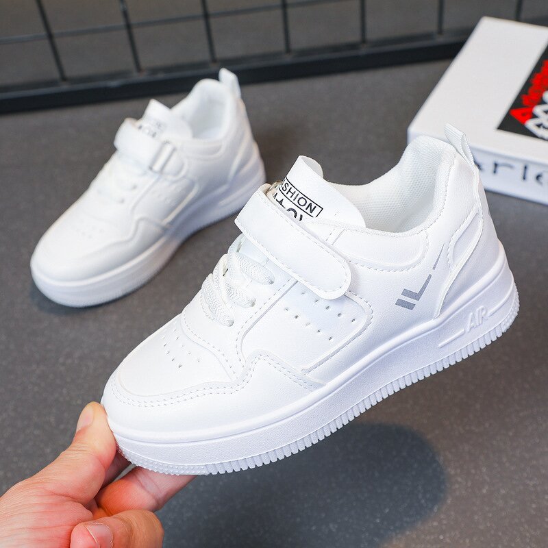 Children's Shoes Factory - White Waterproof Sneakers