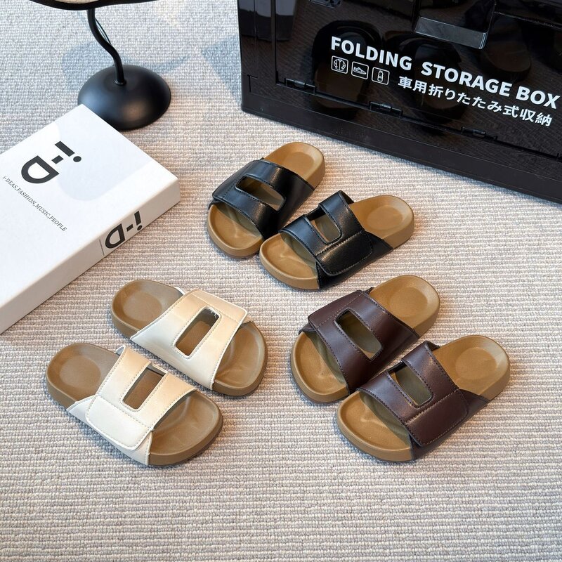 Children Slippers Manufacturer - Retro Velcro Sandals OEM