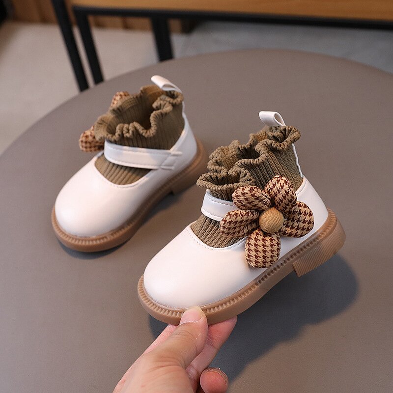 Baby Boots Shoes Factory - Knitted Lace Princess OEM