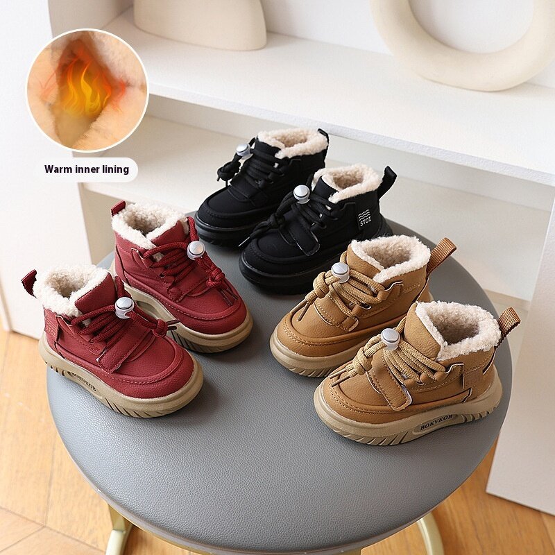 Winter Boys Snow Boots Factory - Large Cotton Casual Shoes