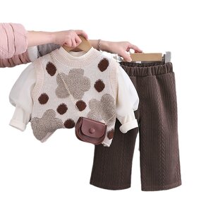 Girls Clothing Set Factory - Custom Three-piece Suit OEM