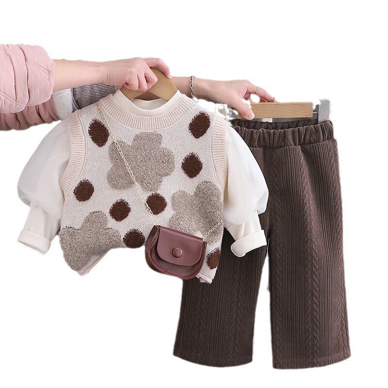 Girls Clothing Set Factory - Custom Three-piece Suit OEM