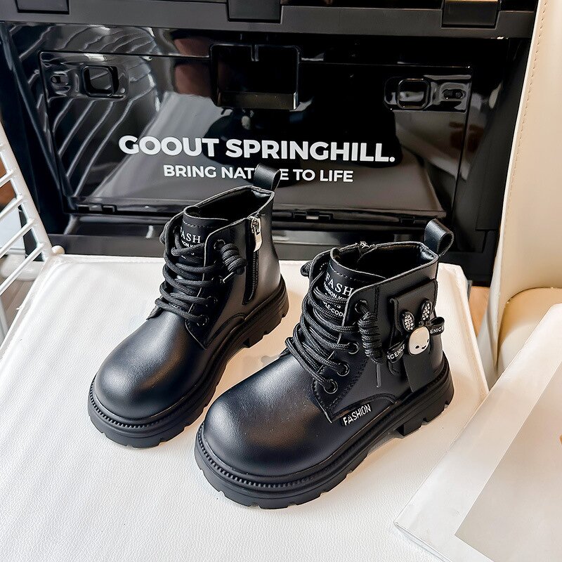 Children Shoes Factory - Fleece-Lined Ankle Boots OEM