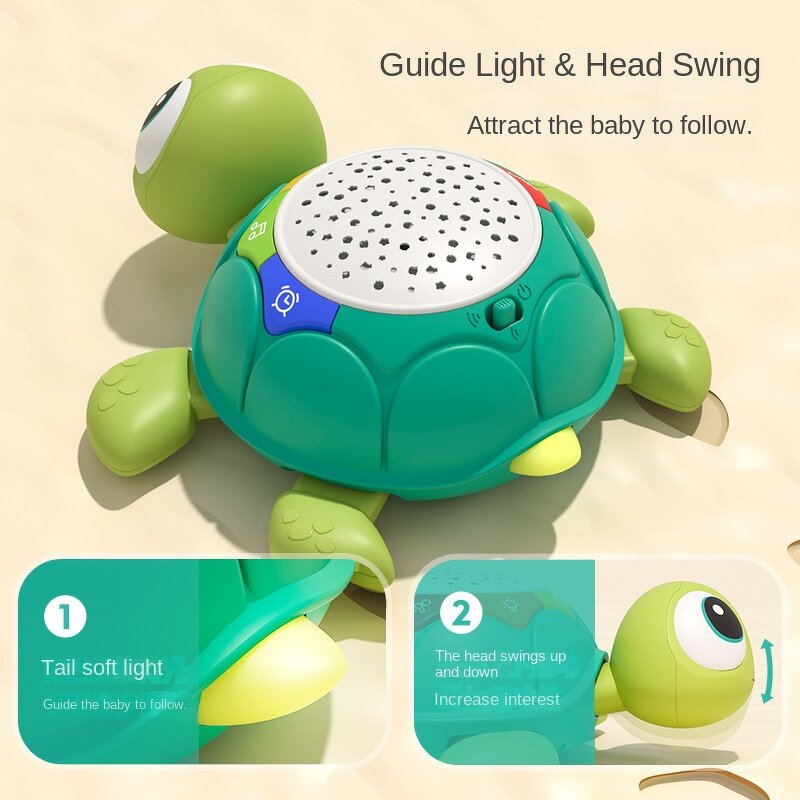 Baby Toy Supplier - Plastic Turtle Sleep Music