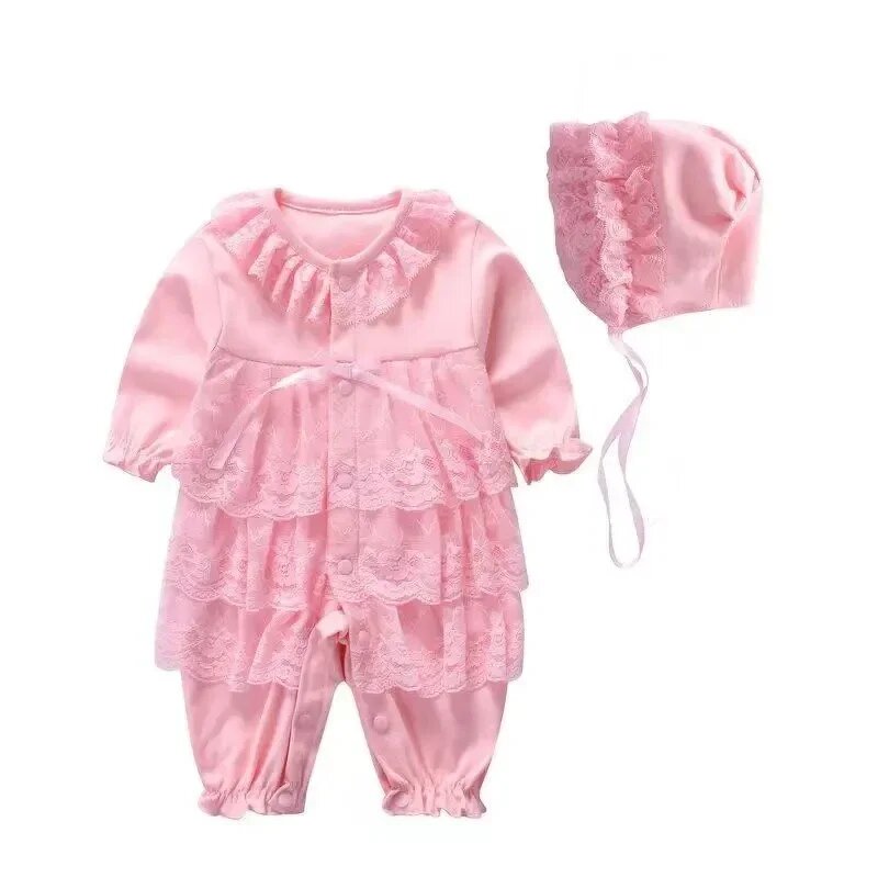 Baby Romper Set Factory - Custom Lace Princess Long Sleeve