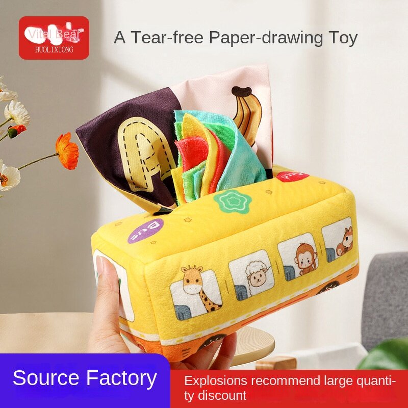 Educational Toys Factory - Tear Tissue Box Wood OEM