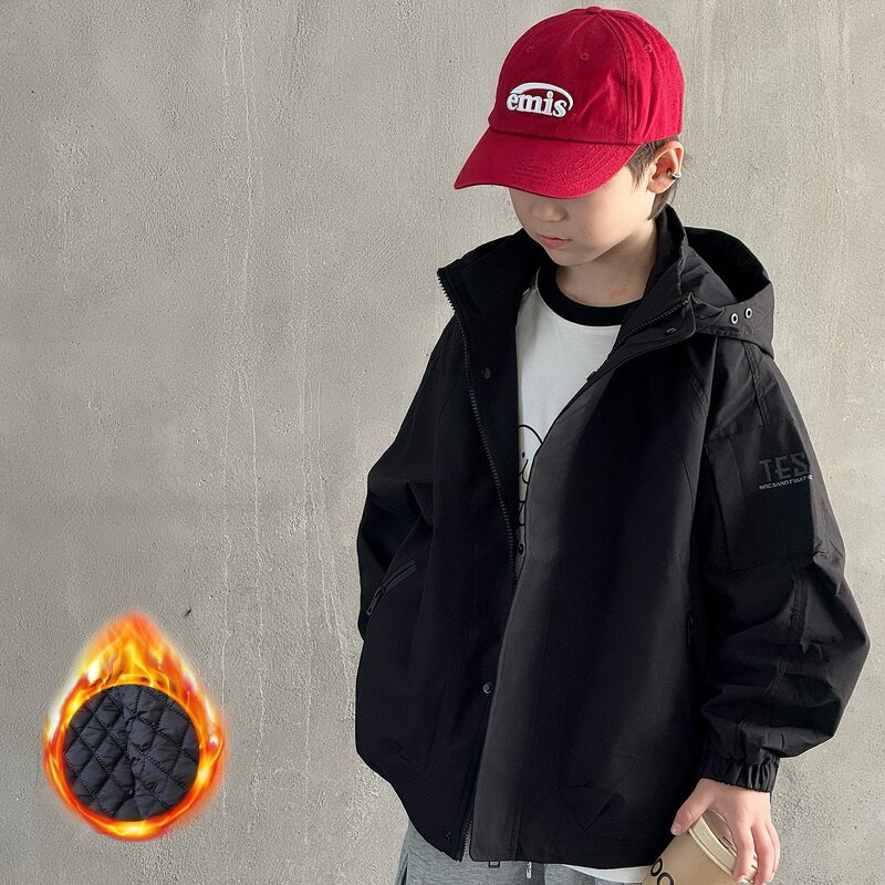 Boys Work Coat Factory - Korean-style Cartoon Pattern