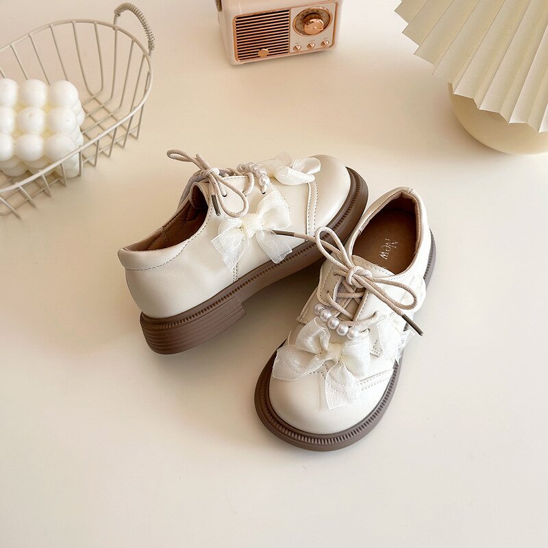 Girls Formal Shoe Supplier - Custom Butterfly Tie OEM