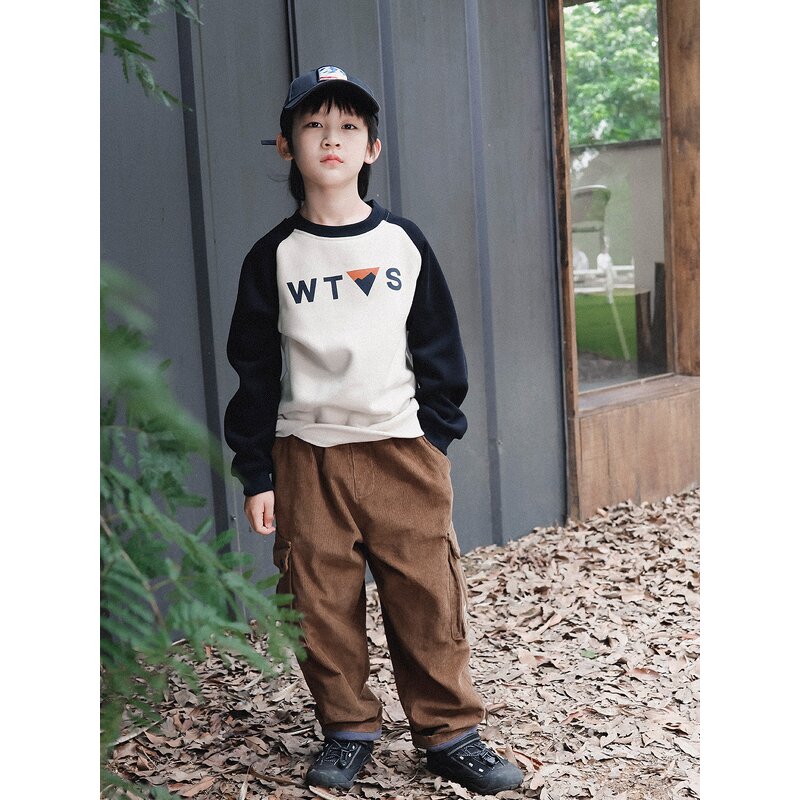 Children's Velvet Trousers Factory - Loose Straight PU Coated