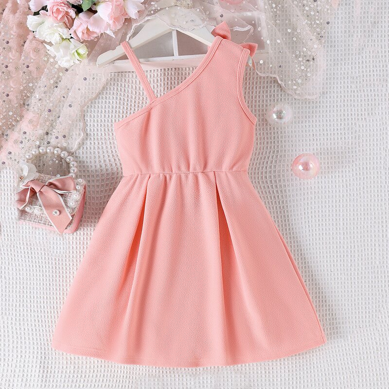 Girls Summer Dress Factory - Custom A-Line Bow Strap