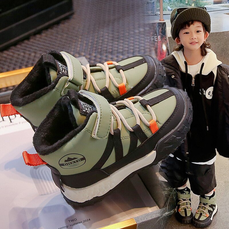 Children's Snow Boot Manufacturer - High Top Plush Shoes