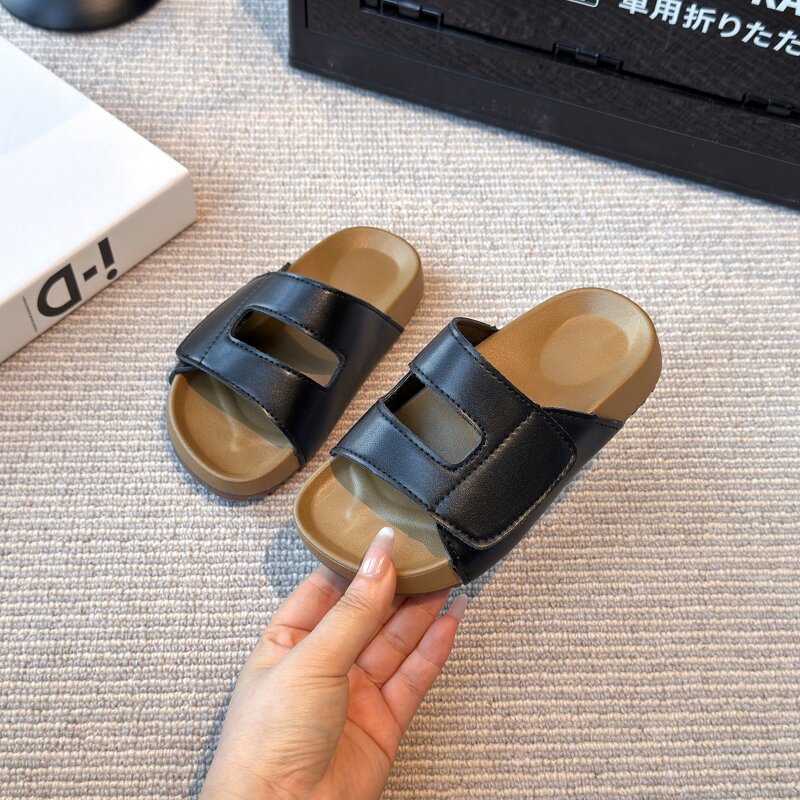 Children Slippers Manufacturer - Retro Velcro Sandals OEM