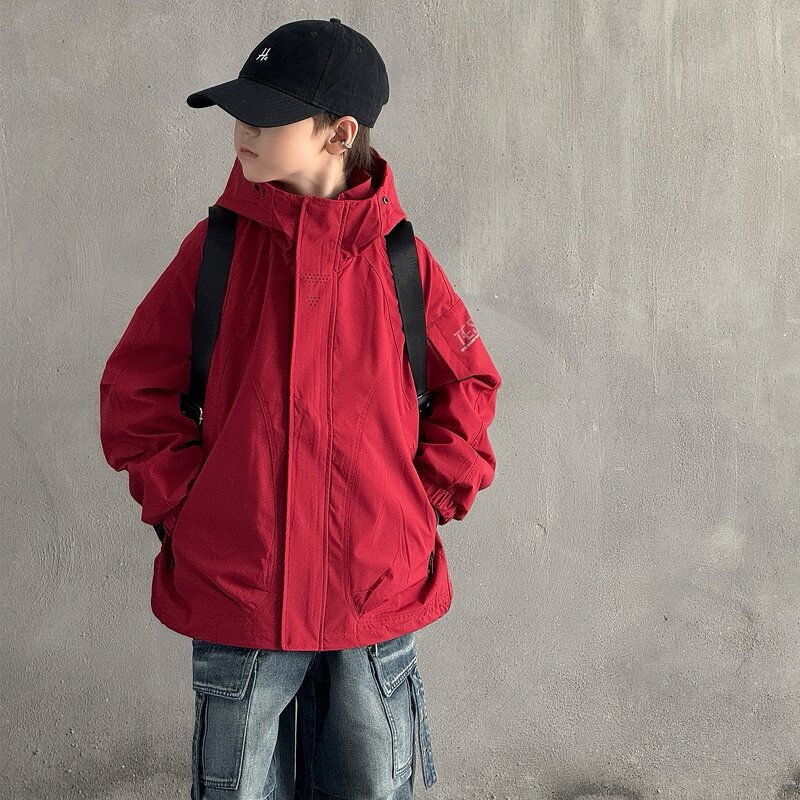 Boys Work Coat Factory - Korean-style Cartoon Pattern