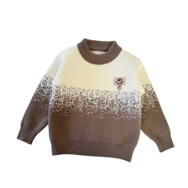 Children's Sweater Supplier - Custom Cartoon Pattern Top