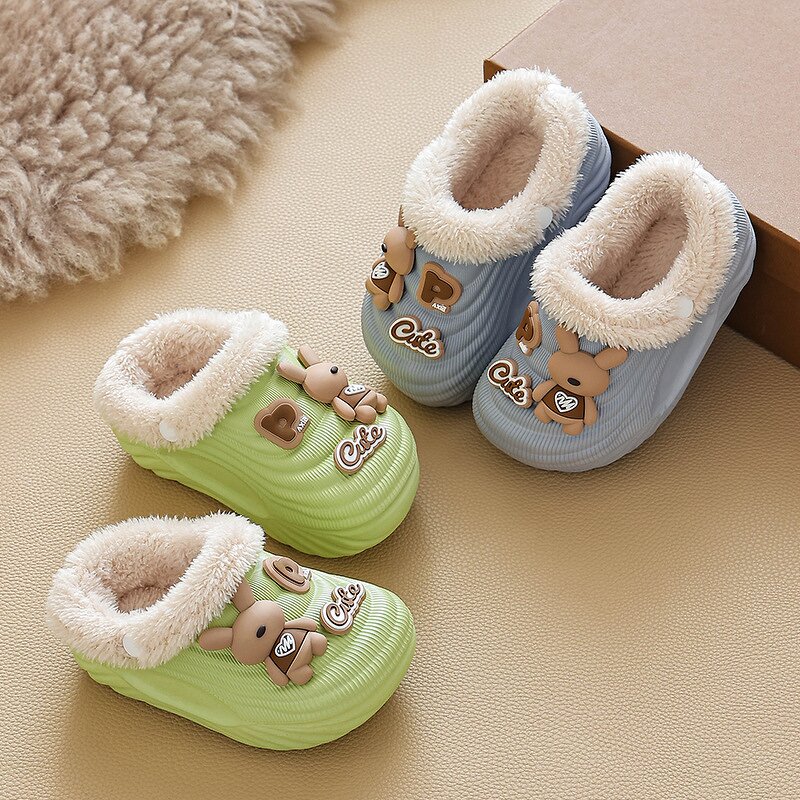 Children's Warm Slippers Factory - Cotton Fleece-Lined