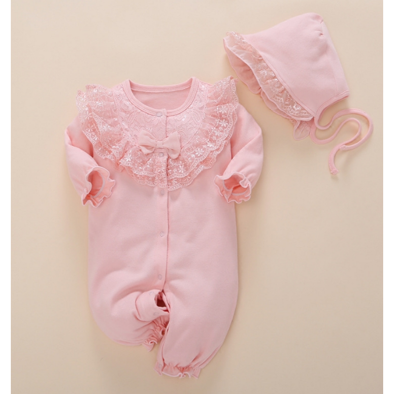 Baby Romper Set Factory - Custom Lace Princess Long Sleeve