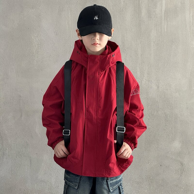 Boys Work Coat Factory - Korean-style Cartoon Pattern