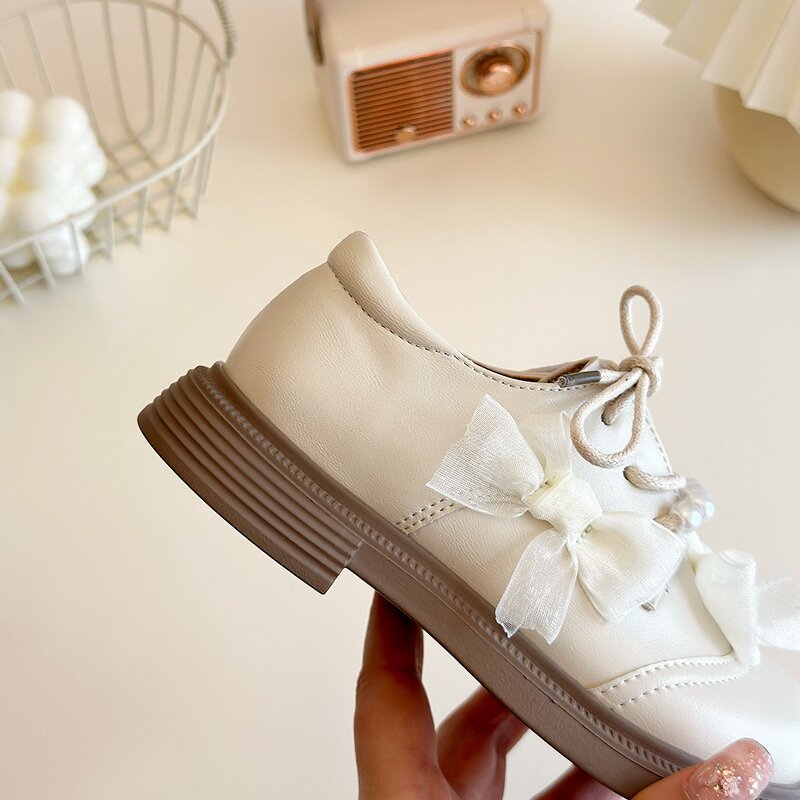 Girls Formal Shoe Supplier - Custom Butterfly Tie OEM