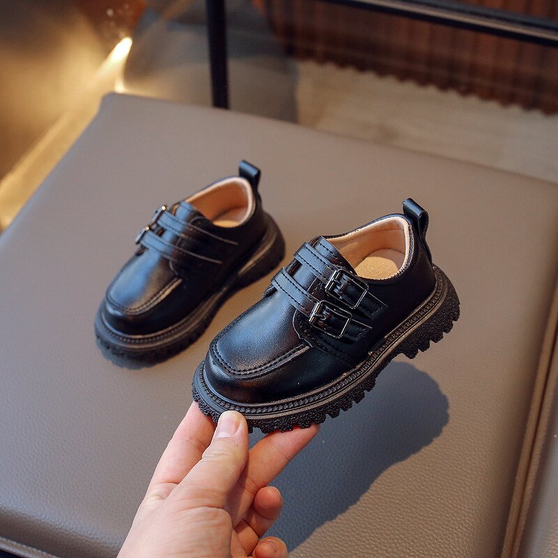 Boys Leather Shoes Factory - Custom Non-Slip Double-Breasted