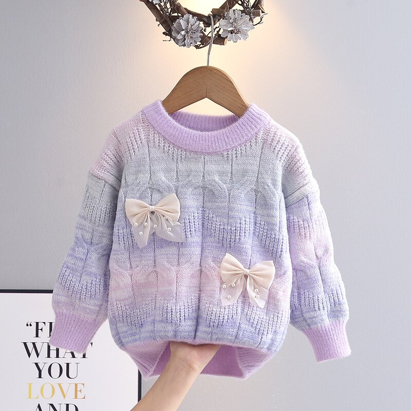 Girls Sweater Supplier - Custom Fleece-Lined Pullover