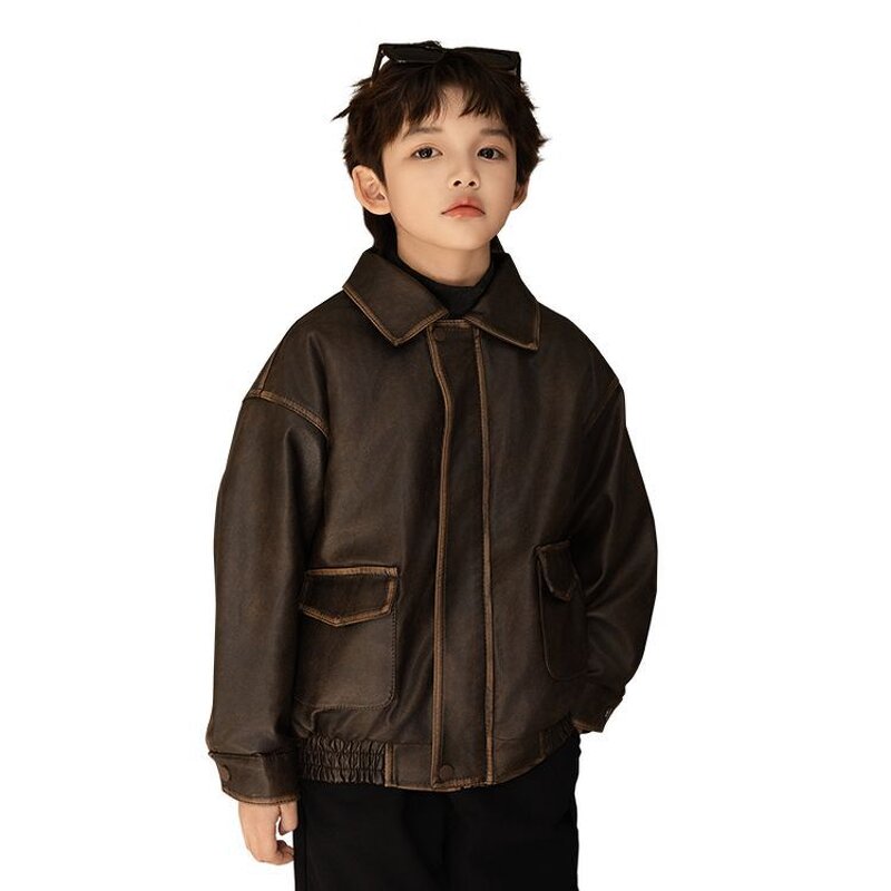 Boys Autumn Coat Manufacturer - Korean-style Zipper Jacket