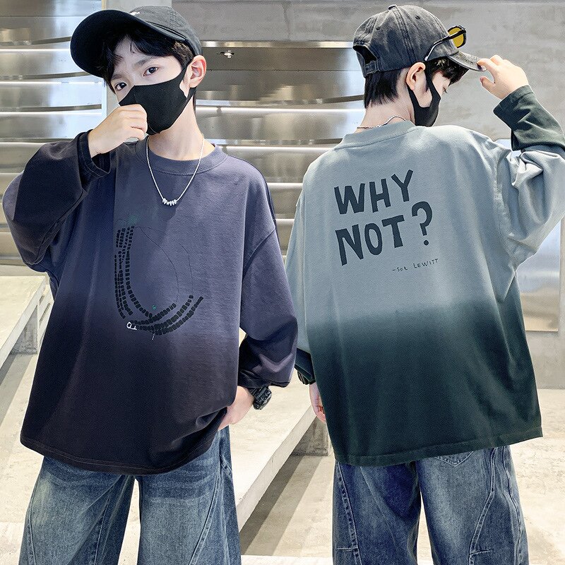 Children's T-Shirt Factory - Custom Long Sleeve Loose OEM