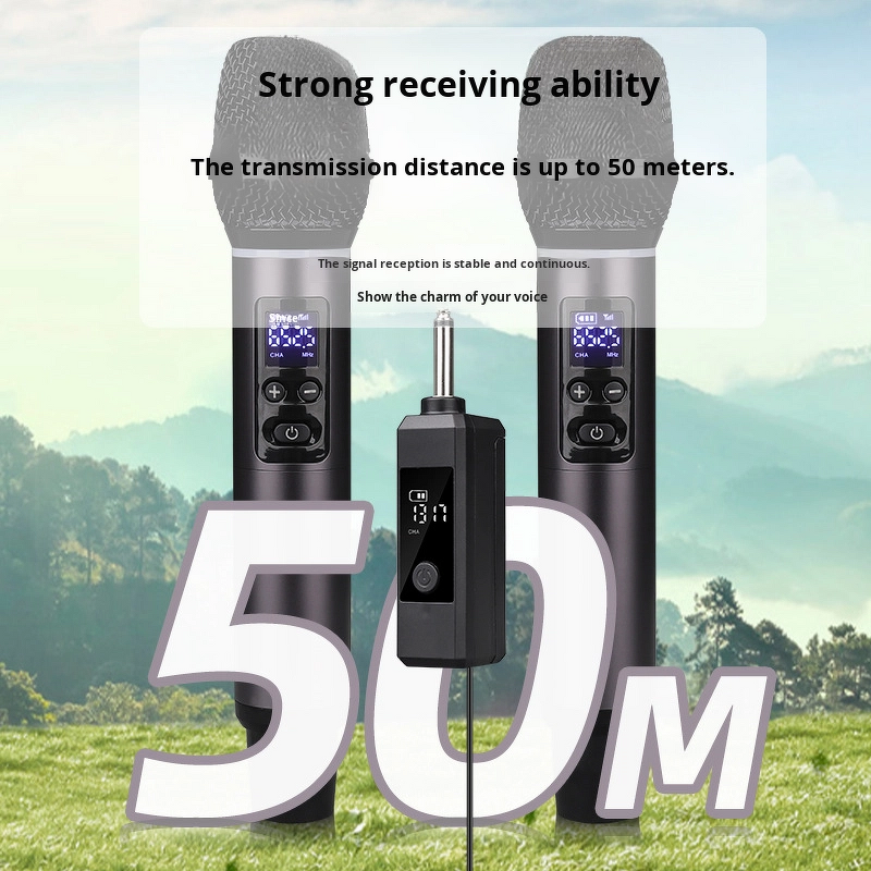 Wireless Microphone Manufacturer - OEM/ODM Stage Noise Cancelling Karaoke Mic