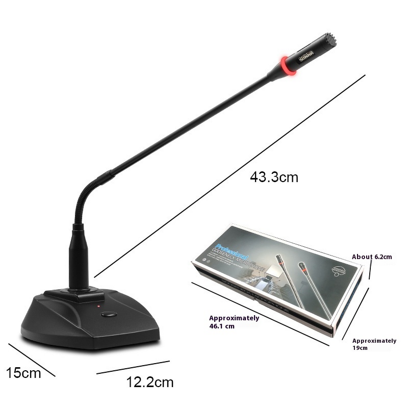 Conference Microphone Manufacturer - OEM/ODM Gooseneck Wired Cardioid Desktop Mic