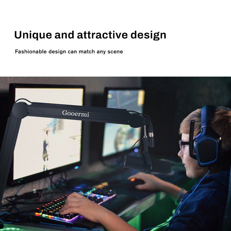 Microphone Stand Manufacturer - OEM/ODM Metal Rotatable Adjustable Arm Stand