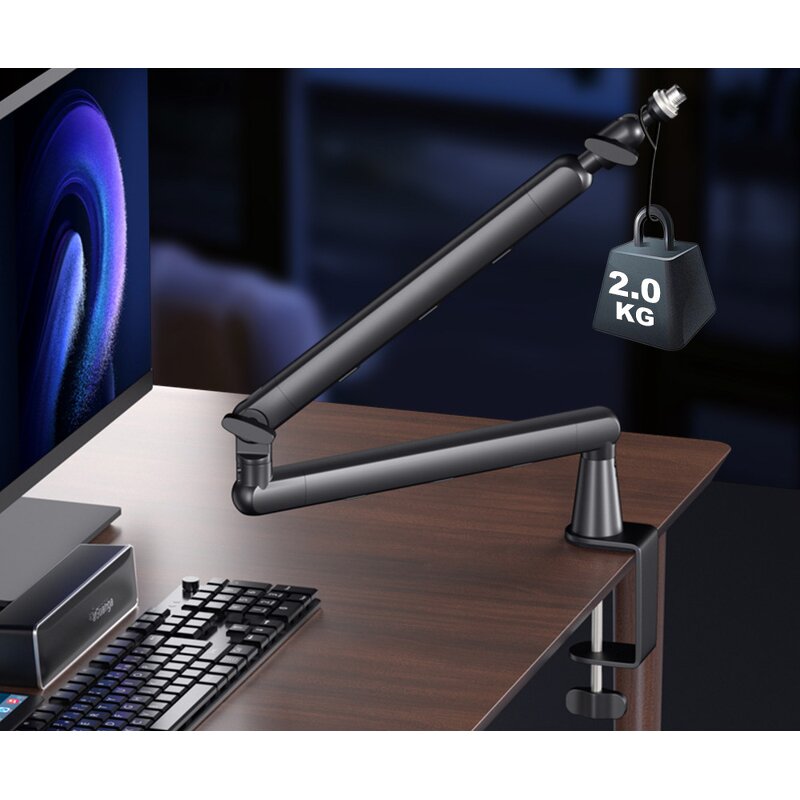 Microphone Stand Manufacturer - OEM/ODM Low Profile 360° Swivel Arm Stand