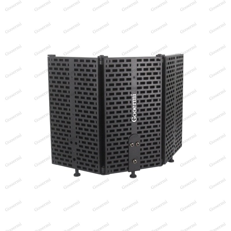 Microphone Sound Shield Manufacturer - OEM/ODM 3 Door Foldable Isolation Shield