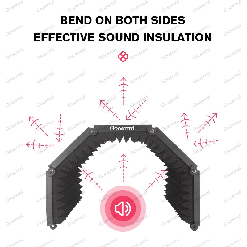Microphone Isolation Shield Manufacturer - OEM/ODM 5 Door Plastics Sound Absorbing Foam