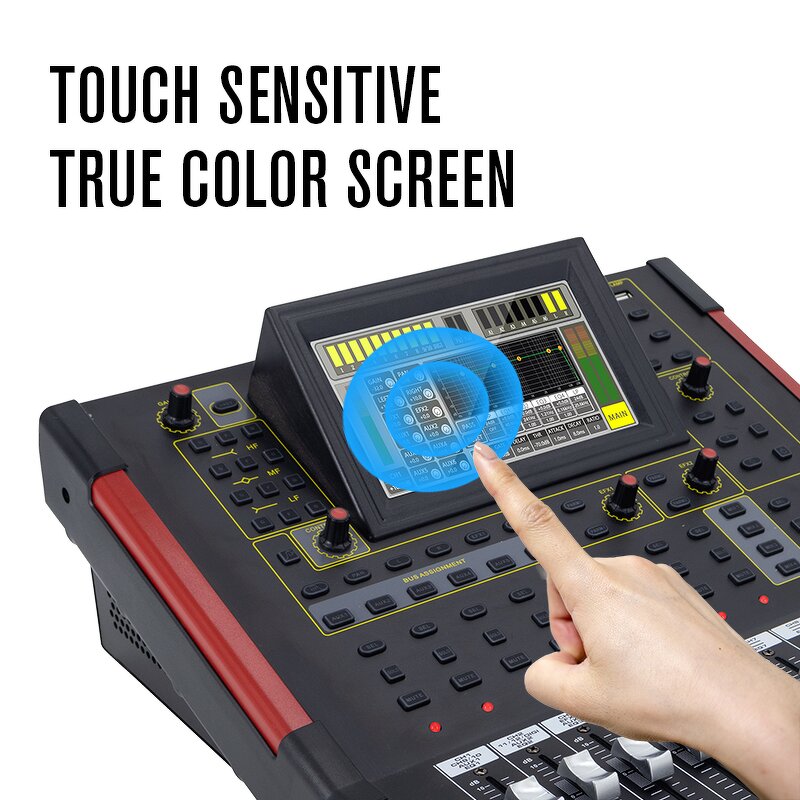 Audio Mixer Manufacturer - OEM/ODM 12 Channel Digital Sound Mixing Console