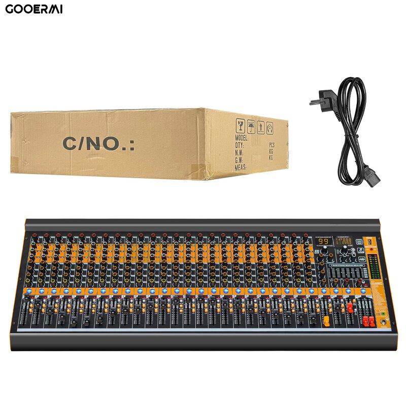 Audio Sound Card Mixer Manufacturer - OEM/ODM Dual 12-Band Level Display Mixer