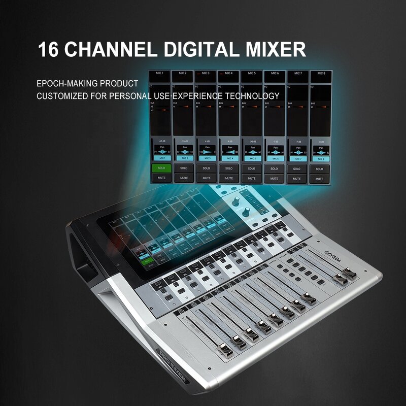 Audio Mixer Manufacturer - OEM/ODM 20 Channel Digital Sound Mixing Console