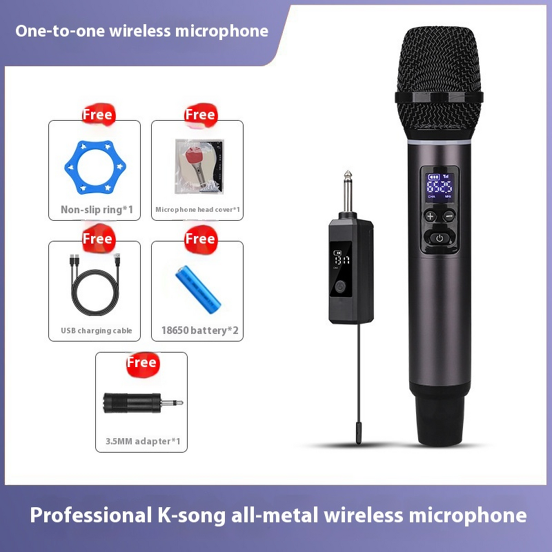 Wireless Microphone Manufacturer - OEM/ODM Stage Noise Cancelling Karaoke Mic
