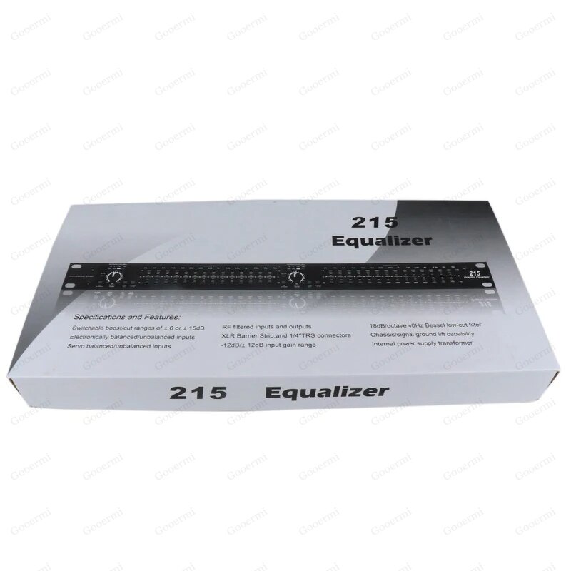 Audio Equalizer Manufacturer - OEM/ODM 2x15 Band Graphic Equalizer Equipment