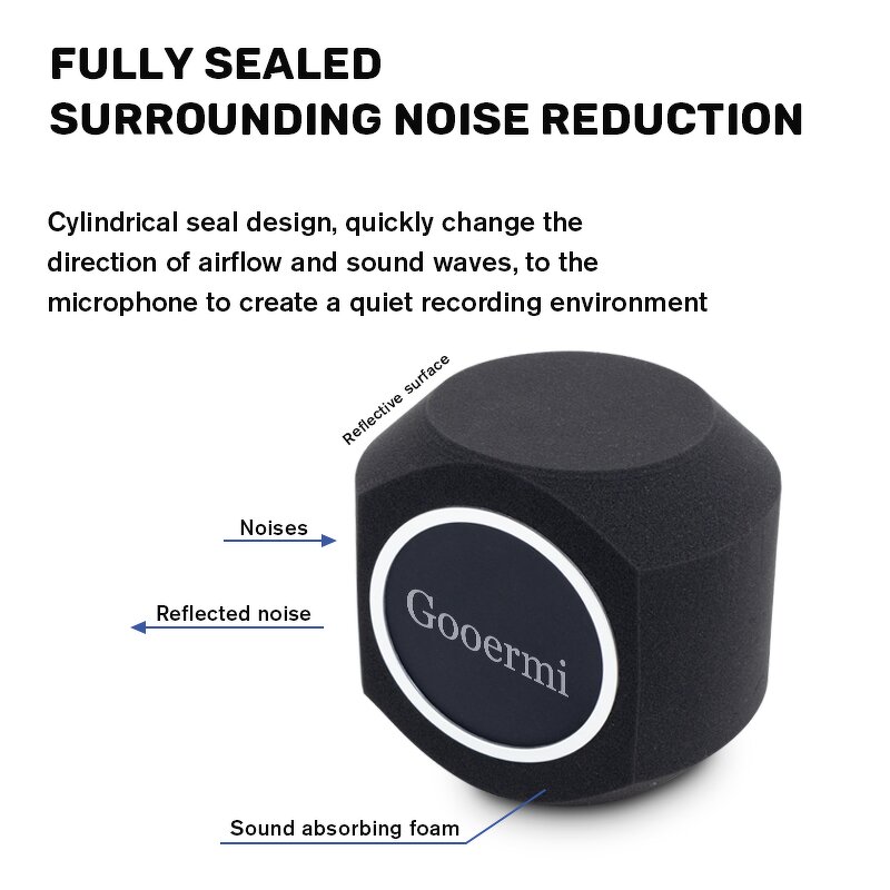 Microphone Windscreen Manufacturer - OEM/ODM Studio Acoustic Filter Noise Shield