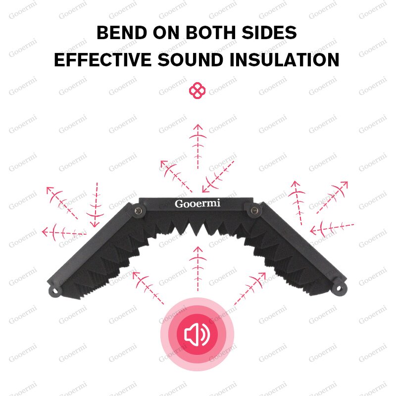 Microphone Sound Shield Manufacturer - OEM/ODM 3 Door Foldable Isolation Shield
