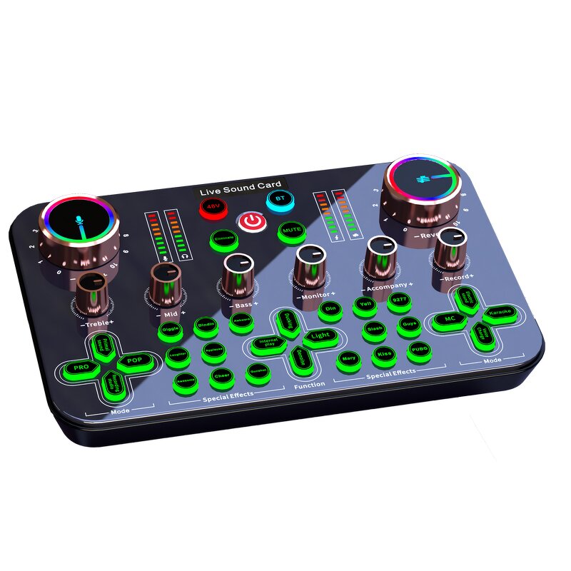 Live Sound Card Manufacturer - OEM/ODM Mini Audio Sound Mixer Voice Changer