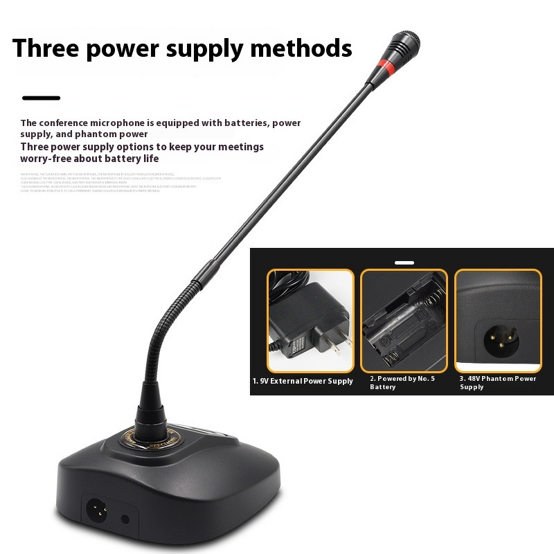 Gooseneck Microphone Manufacturer - OEM/ODM Wired Cardioid Conference Condenser Mic