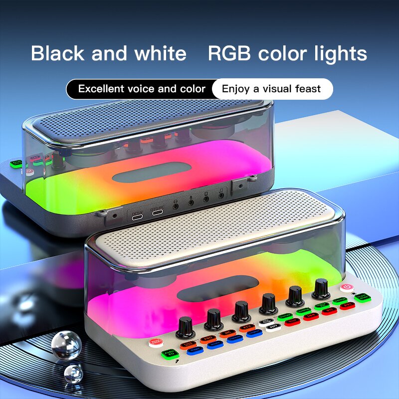 Desktop Microphone Kit Manufacturer - OEM/ODM 2 in 1 Sound Card Speaker Set