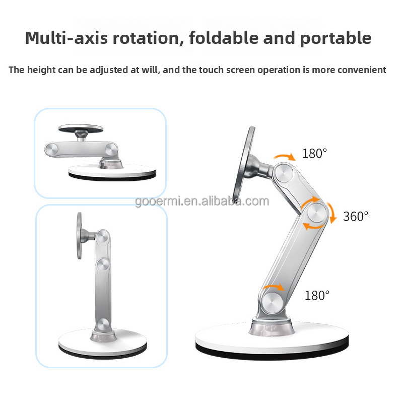 Cell Phone Stand Manufacturer - OEM/ODM Magnetic 360° Adjustable Desk Holder