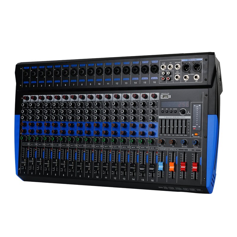 Audio Mixing Console Manufacturer - OEM/ODM 16 Channel DSP Effects Controller